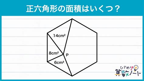 六角形面積|六角形